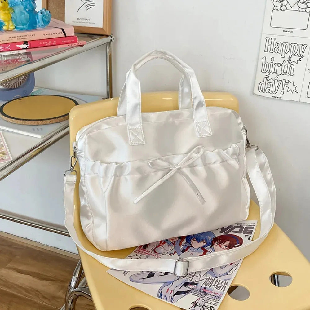 ✨ Kawaii Pearl Satin Crossbody Bag - Adorable Dumpling Sling for Stylish Women! 🌸