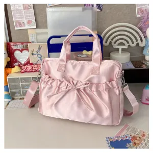 ✨ Kawaii Pearl Satin Crossbody Bag - Adorable Dumpling Sling for Stylish Women! 🌸