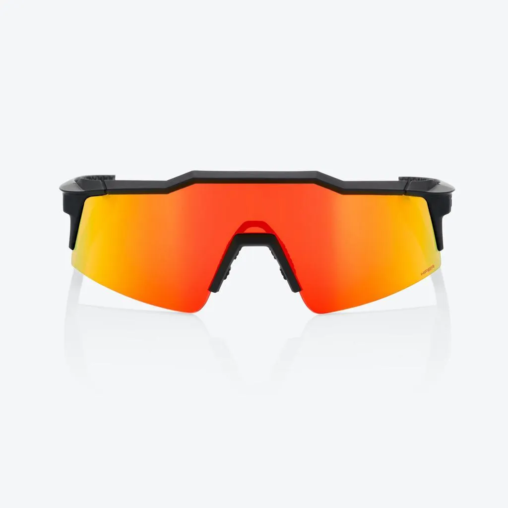 100% Speedcraft SL - Soft Tact Black - HiPer Red Multilayer Lens