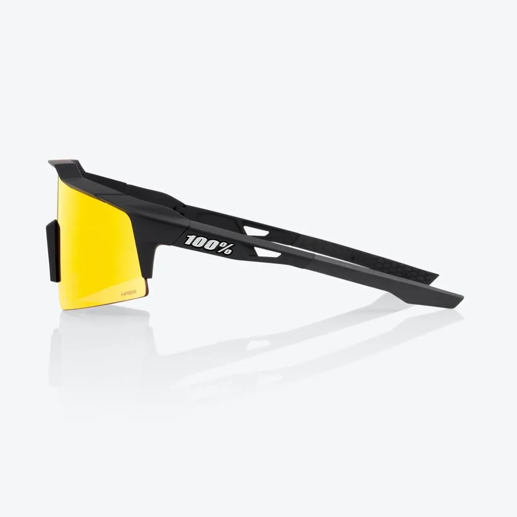 100% Speedcraft SL - Soft Tact Black - HiPer Red Multilayer Lens