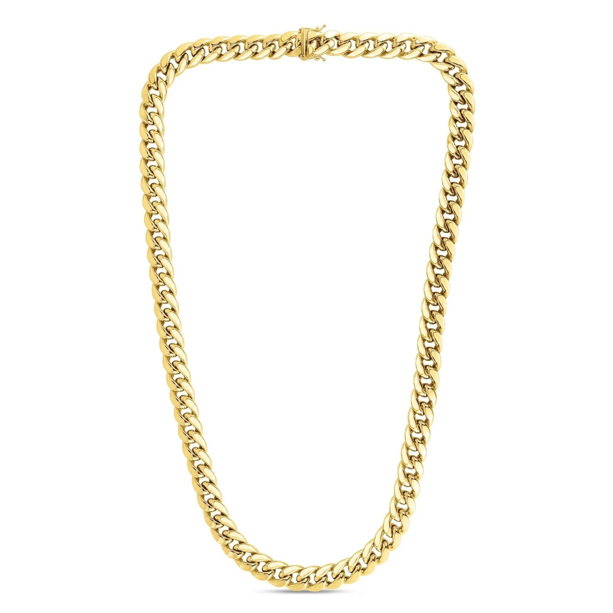 10K Gold 6.1mm Semi-Solid Classic Miami Cuban