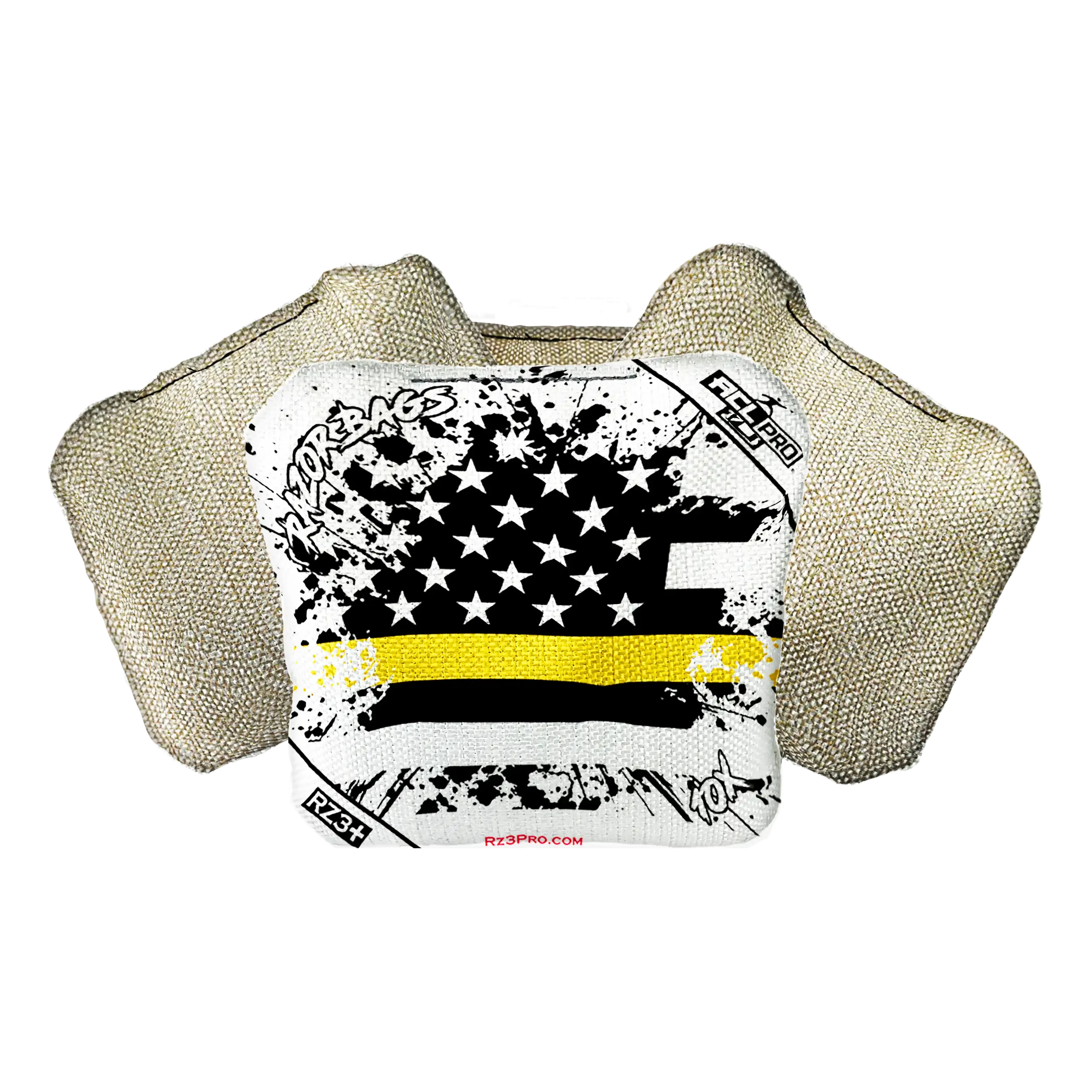 10X | Gold LIne Flag | ACL PRO Razor Cornhole Bags