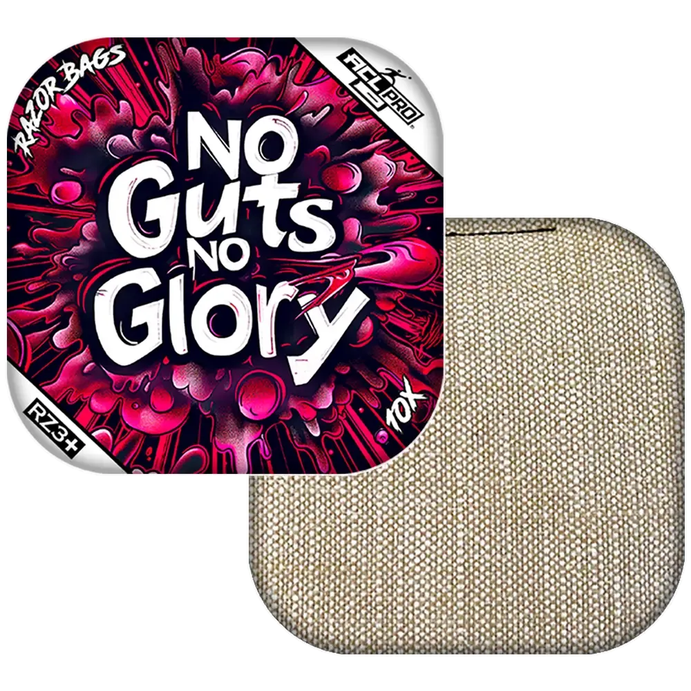 10X | No Guts No Glory | ACL PRO Razor Cornhole Bags