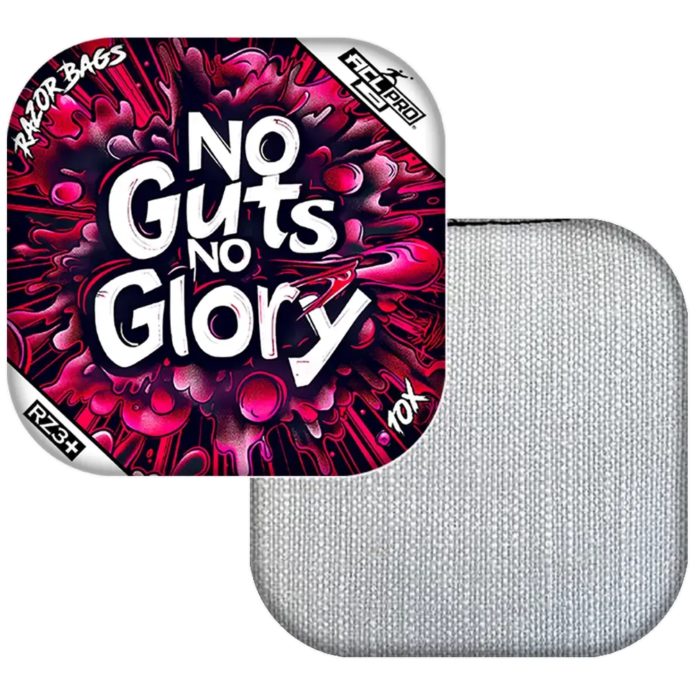 10X | No Guts No Glory | ACL PRO Razor Cornhole Bags