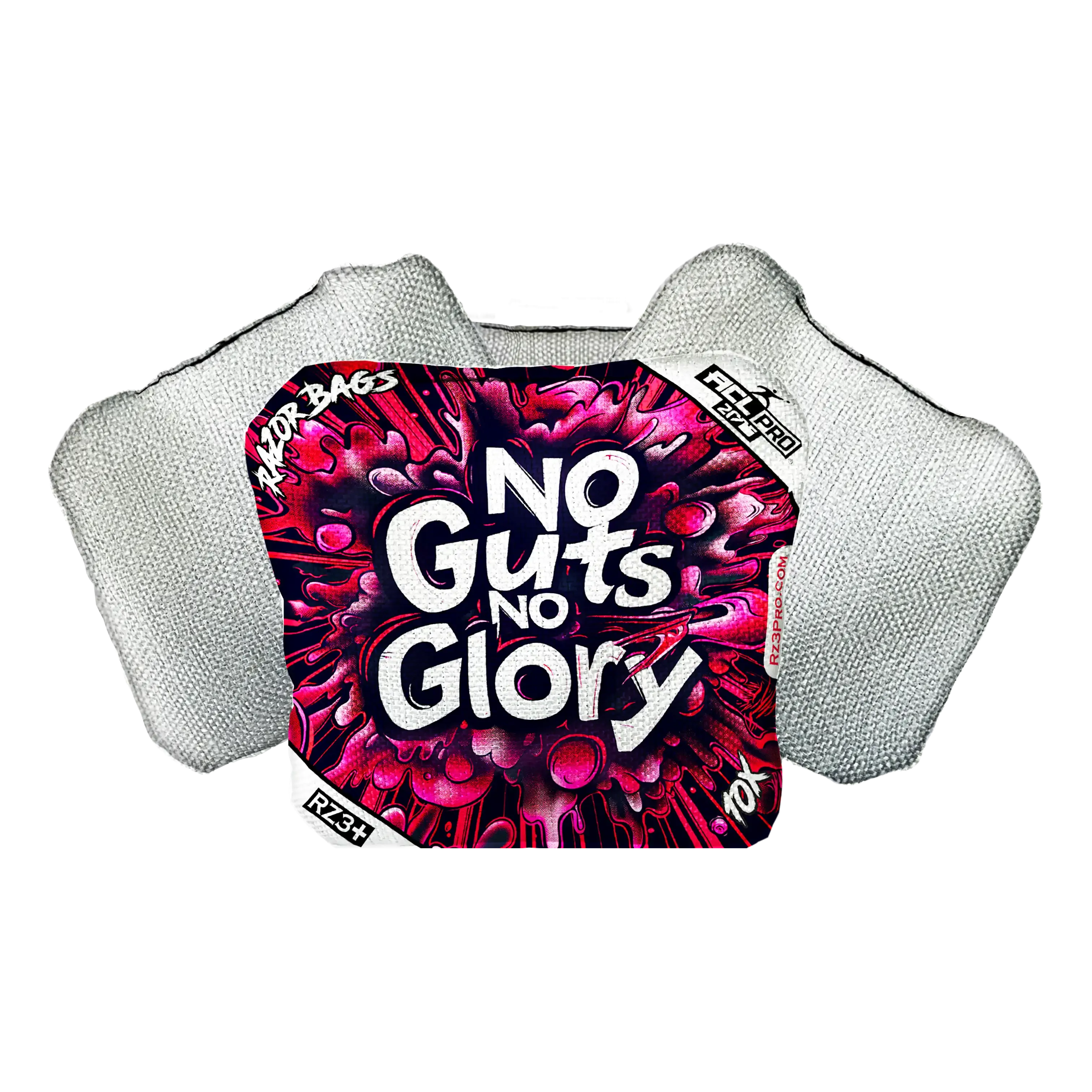 10X | No Guts No Glory | ACL PRO Razor Cornhole Bags