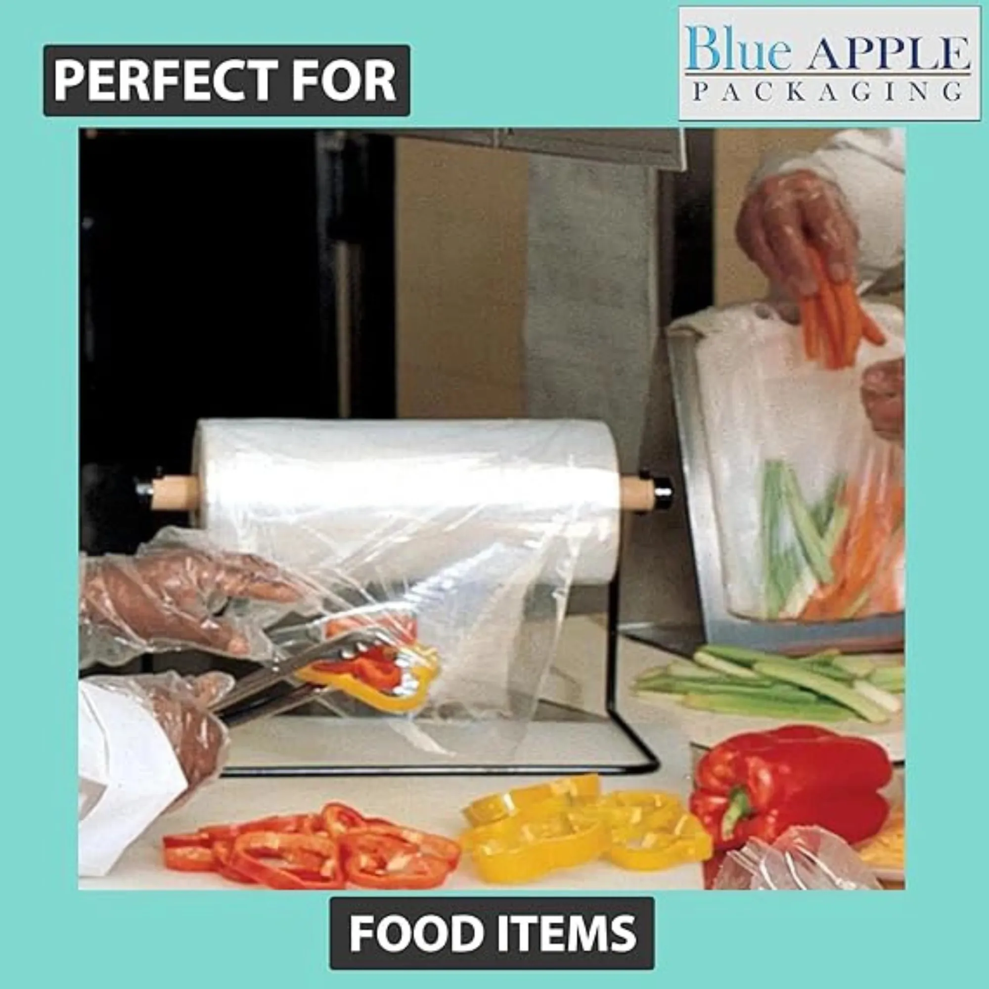 11X19 inches Utility Storage Poly Bags on a Roll 0.5 mil HDPE