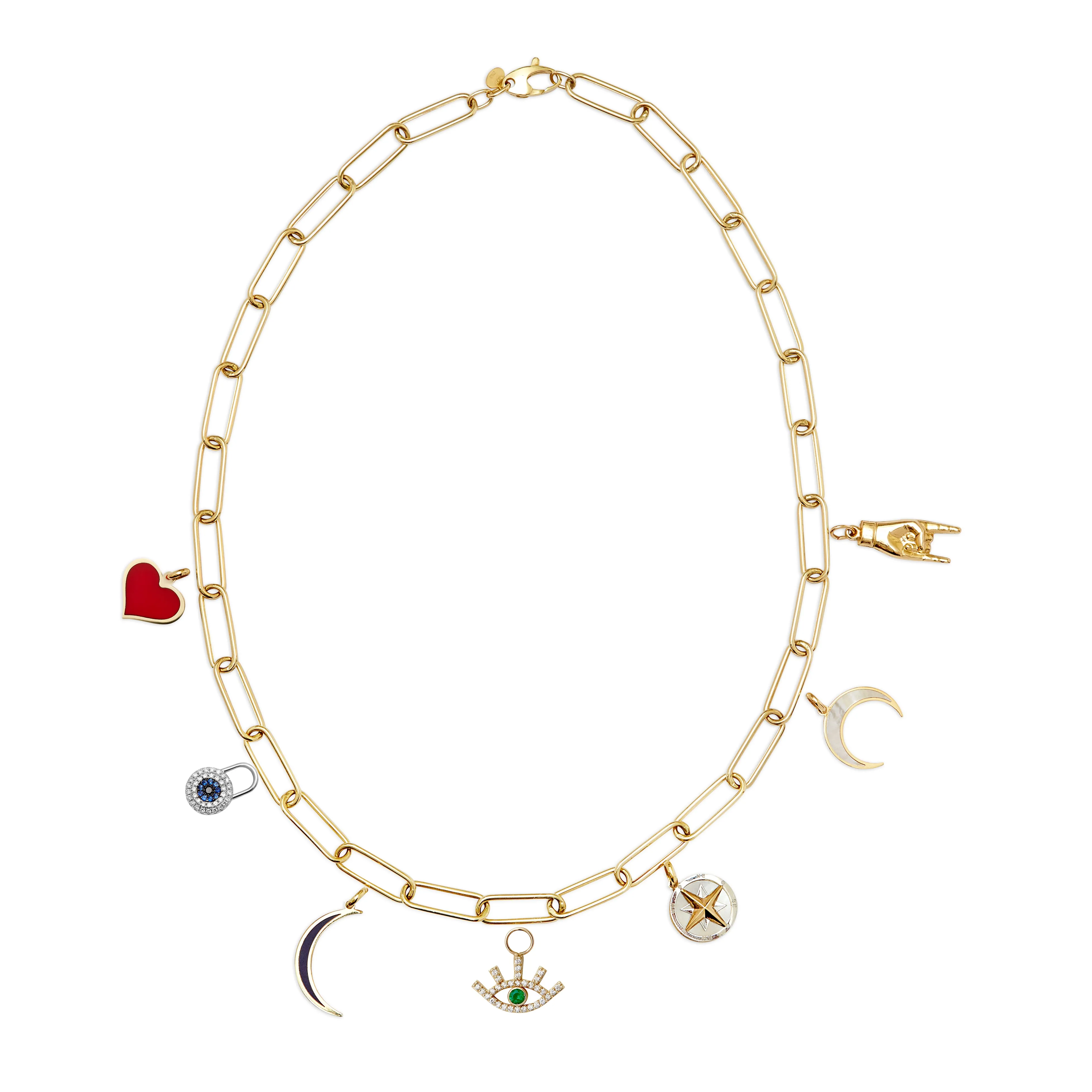 14 kt. Gold Open Paperclip Chain