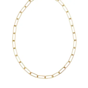 14 kt. Gold Open Paperclip Chain