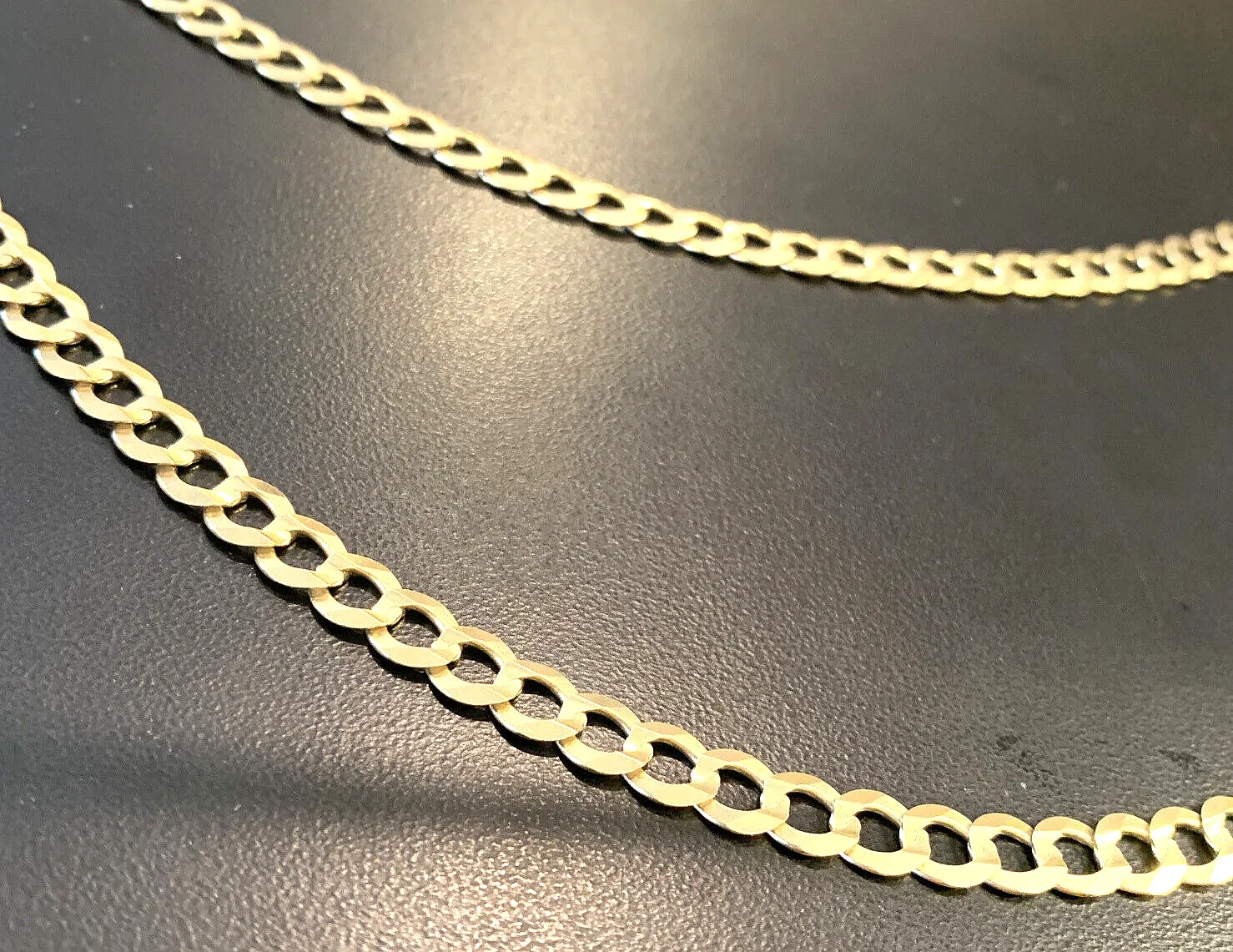 14k 585 Gold RCI 26" Curb Link Chain - 30.8 Grams - 7mm