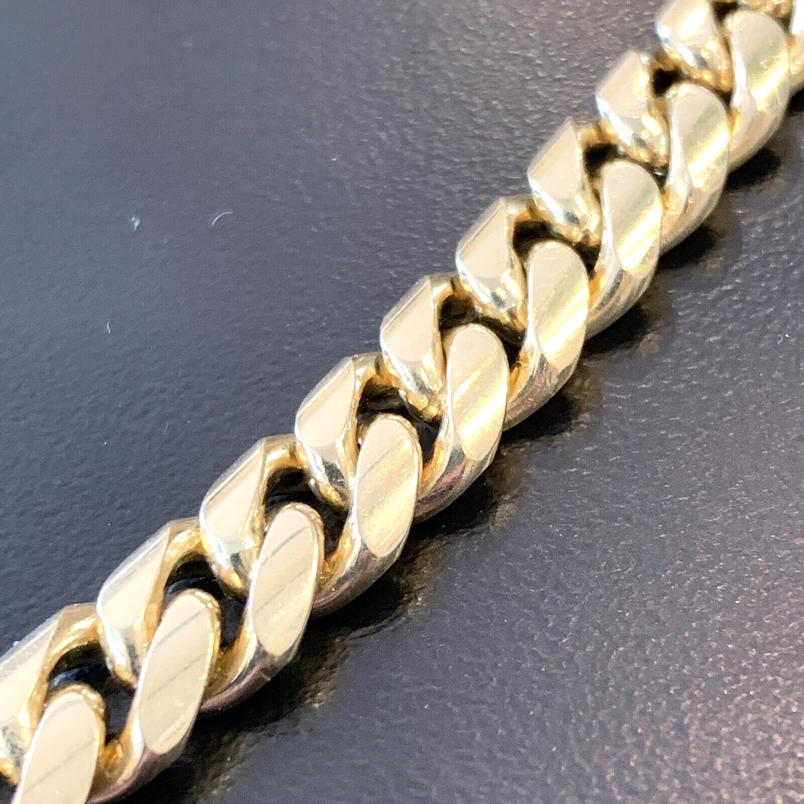 14k Solid Cuban Link Diamond 18" Chain ~ Necklace ~ 124.6 Grams ~ 9.7mm ~ 2.0tcw