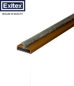 15mmx4mm Fire & Smoke Brown Intumescent Strip
