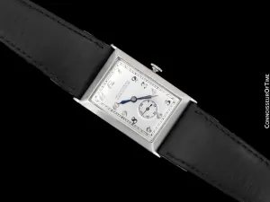 1920's Patek Philippe "Curvex" Vintage Mens Art Deco Rectangular 18K White Gold Watch - Breguet Numerals