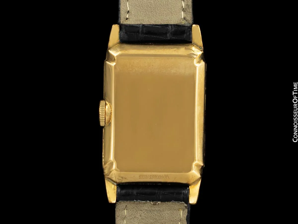 1935 Hamilton Seckron Vintage Duo Dial 14K Gold Filled Mens Watch - Doctor's Watch