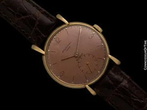 1944 Patek Philippe Vintage Mens Watch, Ref. 1543, 18K Gold - Less Than 30 Known To Exist
