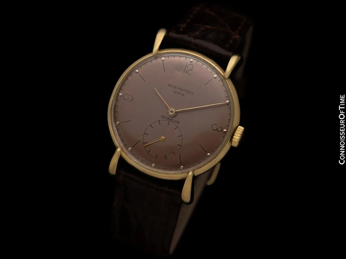 1944 Patek Philippe Vintage Mens Watch, Ref. 1543, 18K Gold - Less Than 30 Known To Exist
