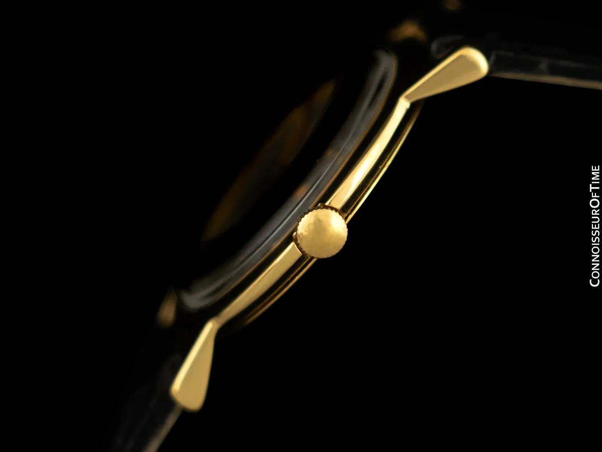 1950 Patek Philippe Vintage Mens Midsize Handwound Dress Watch, Ref. 2506/1 - 18K Gold