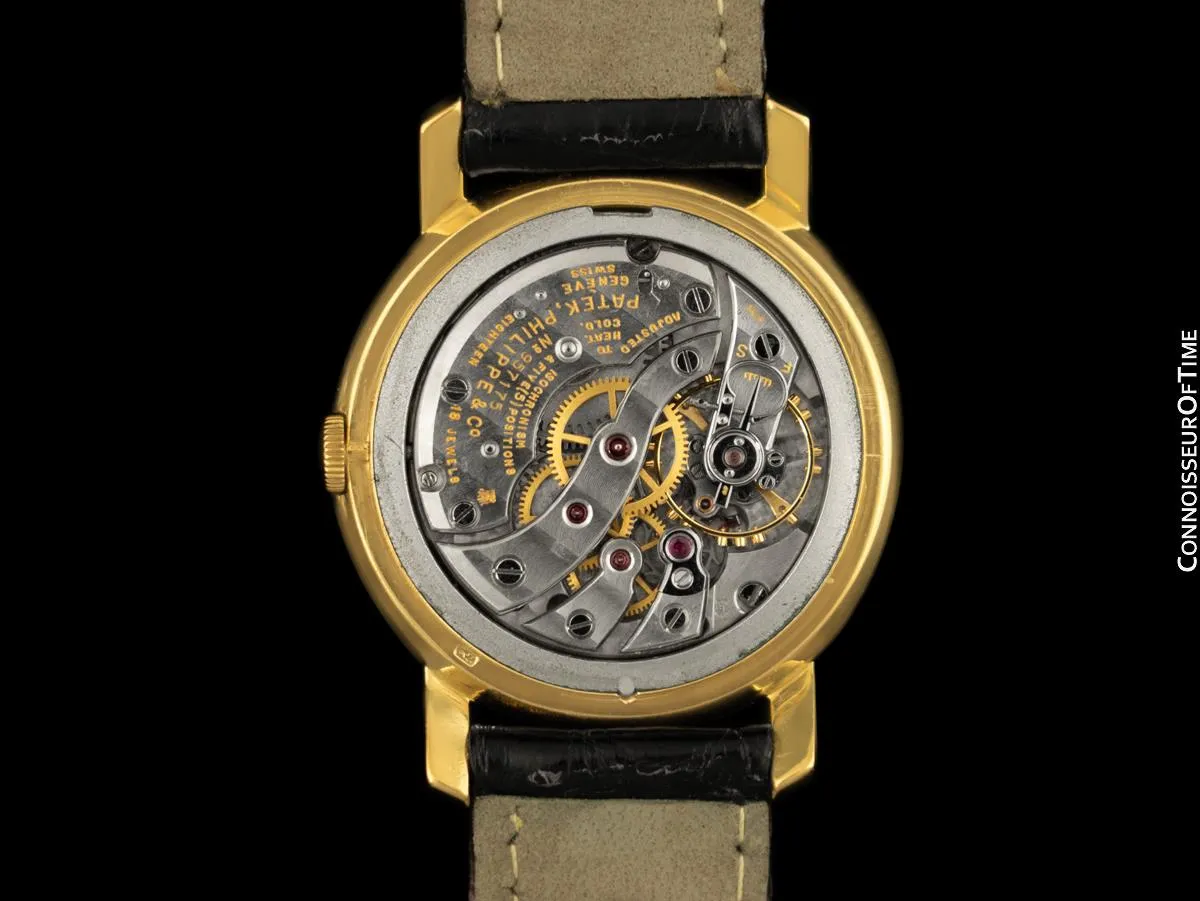 1950 Patek Philippe Vintage Mens Midsize Handwound Dress Watch, Ref. 2506/1 - 18K Gold