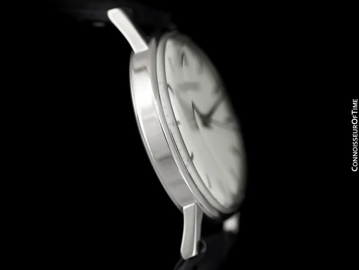 1950's Ulysse Nardin Vintage Mens Handwound Dress Watch - Stainless Steel