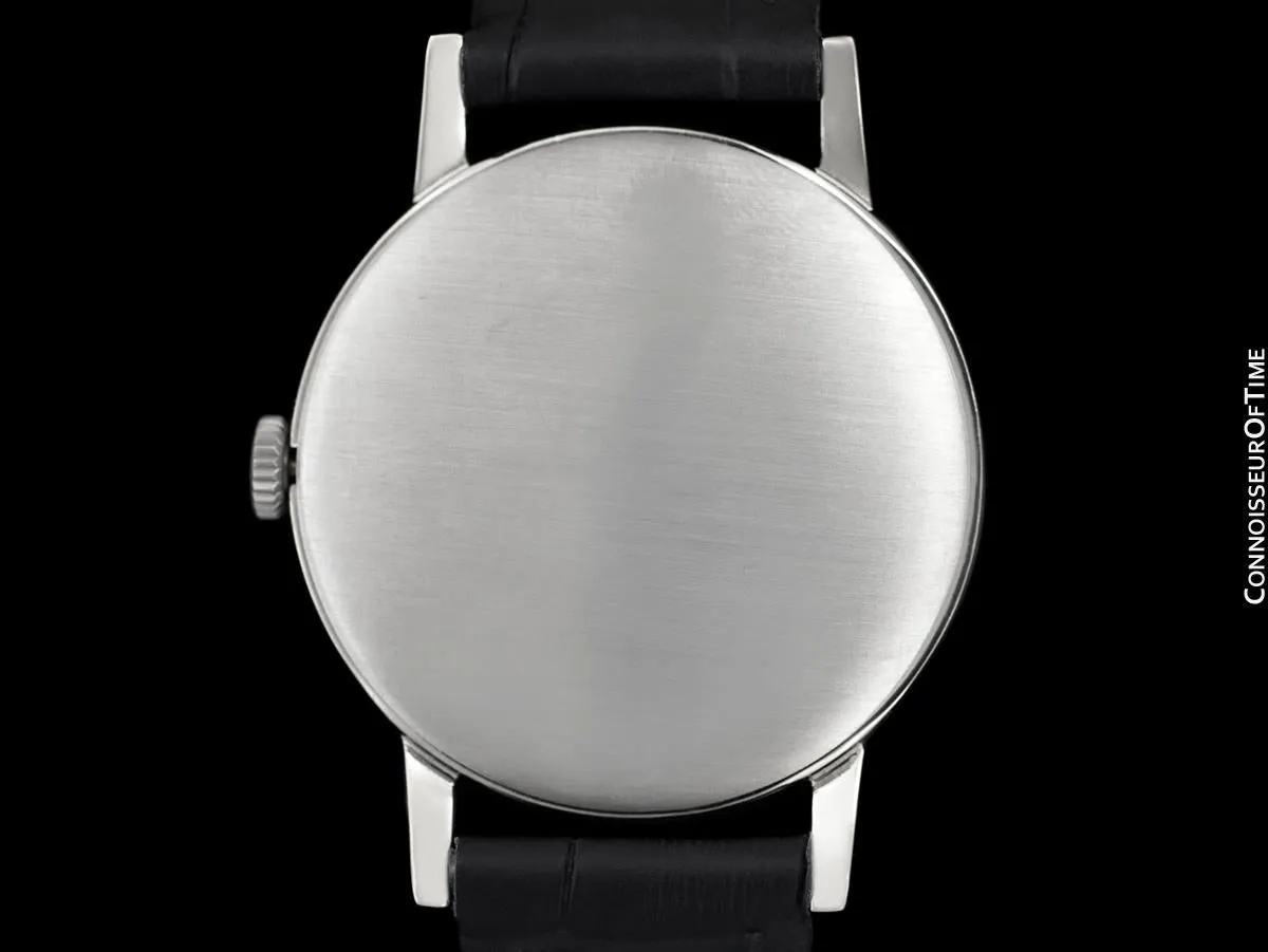 1950's Ulysse Nardin Vintage Mens Handwound Dress Watch - Stainless Steel