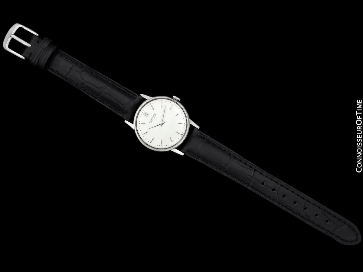 1950's Ulysse Nardin Vintage Mens Handwound Dress Watch - Stainless Steel