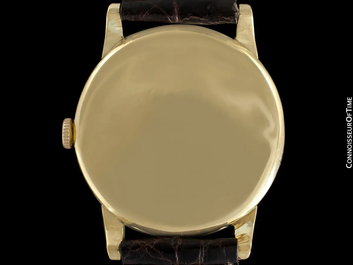 1958 IWC Vintage Mens Handwound Dress Watch, Caliber 89 - 18K Gold