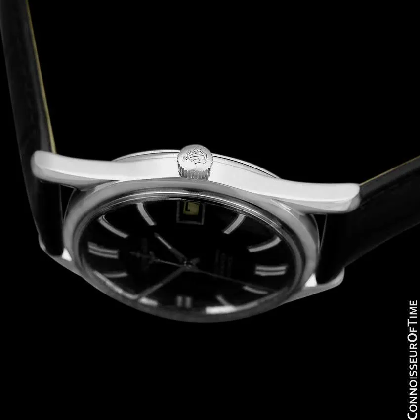 1960's Ulysse Nardin Vintage Mens Full Size Watch, Stainless Steel - Officially Certified Chronometer