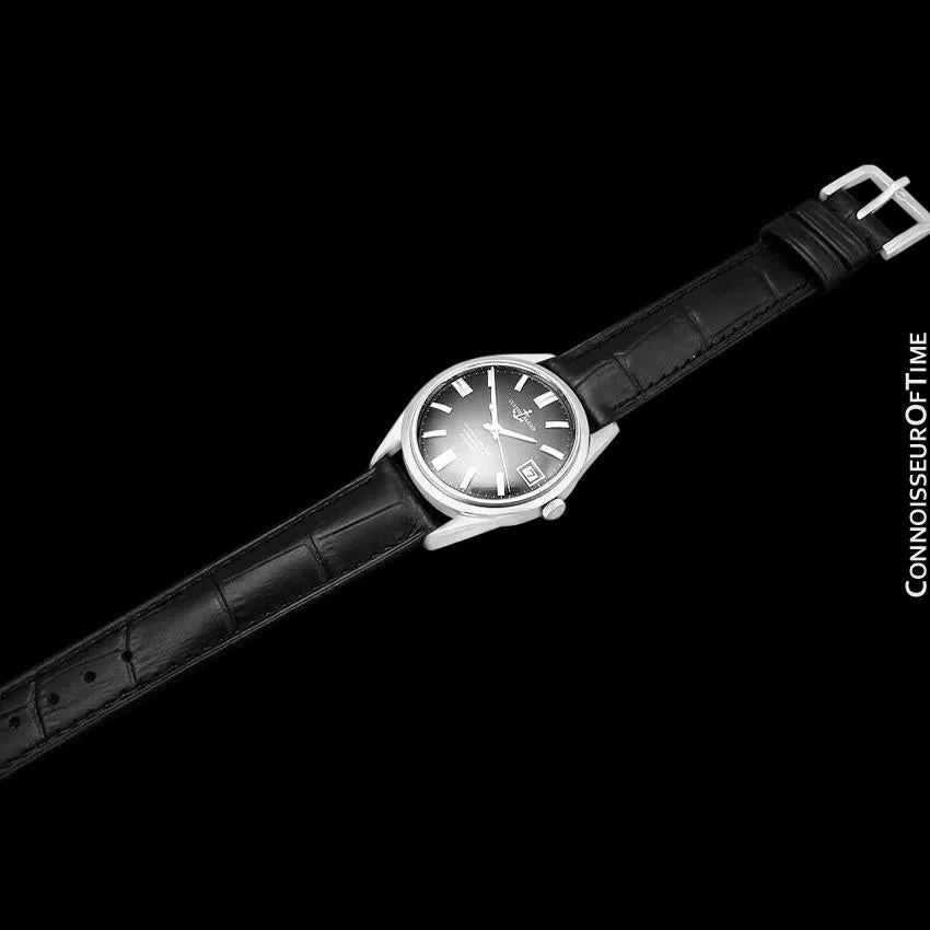 1960's Ulysse Nardin Vintage Mens Full Size Watch, Stainless Steel - Officially Certified Chronometer