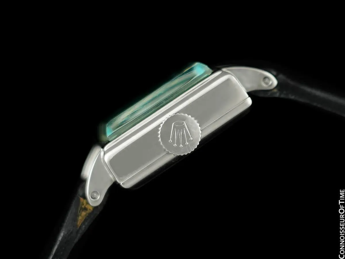 1961 Rolex Precision Pre-Cellini Vintage Ladies Watch, Ref. 9706 - 18K White Gold