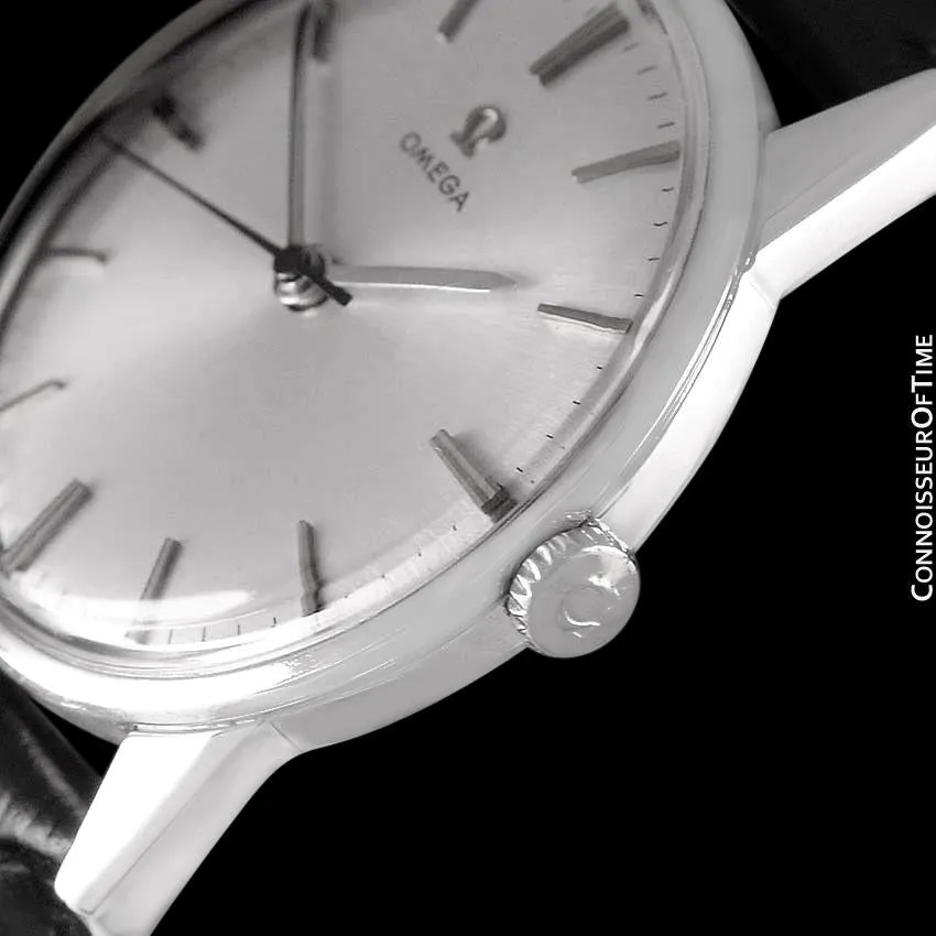 1962 Omega Full Size Classic Vintage Mens 30T2 Watch - Stainless Steel