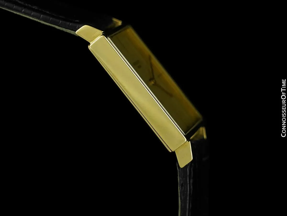 1966 Patek Philippe Vintage Mens Handwound Ultra Thin Watch, Ref. 3503 - 18K Gold