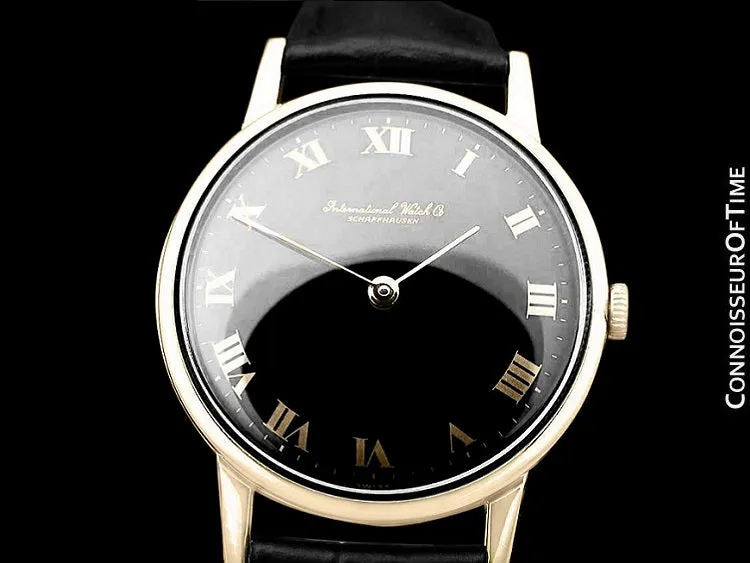 1971 IWC Vintage Full Size Mens Dress Watch, Caliber 423 - 18K Gold Plated and Stainless Steel