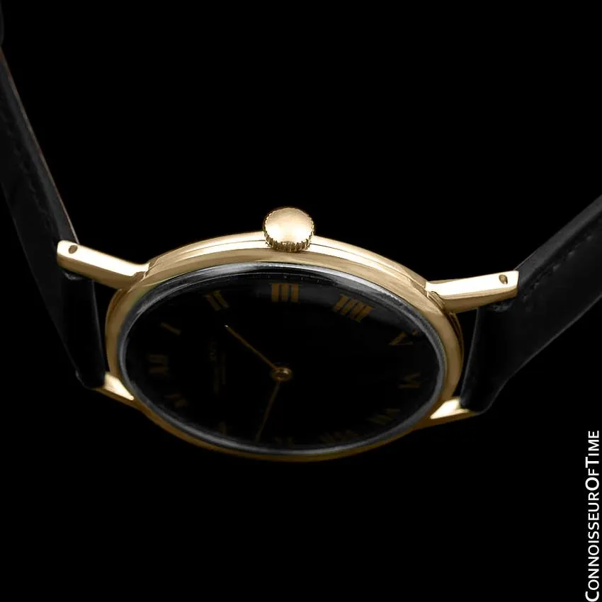1971 IWC Vintage Full Size Mens Dress Watch, Caliber 423 - 18K Gold Plated and Stainless Steel