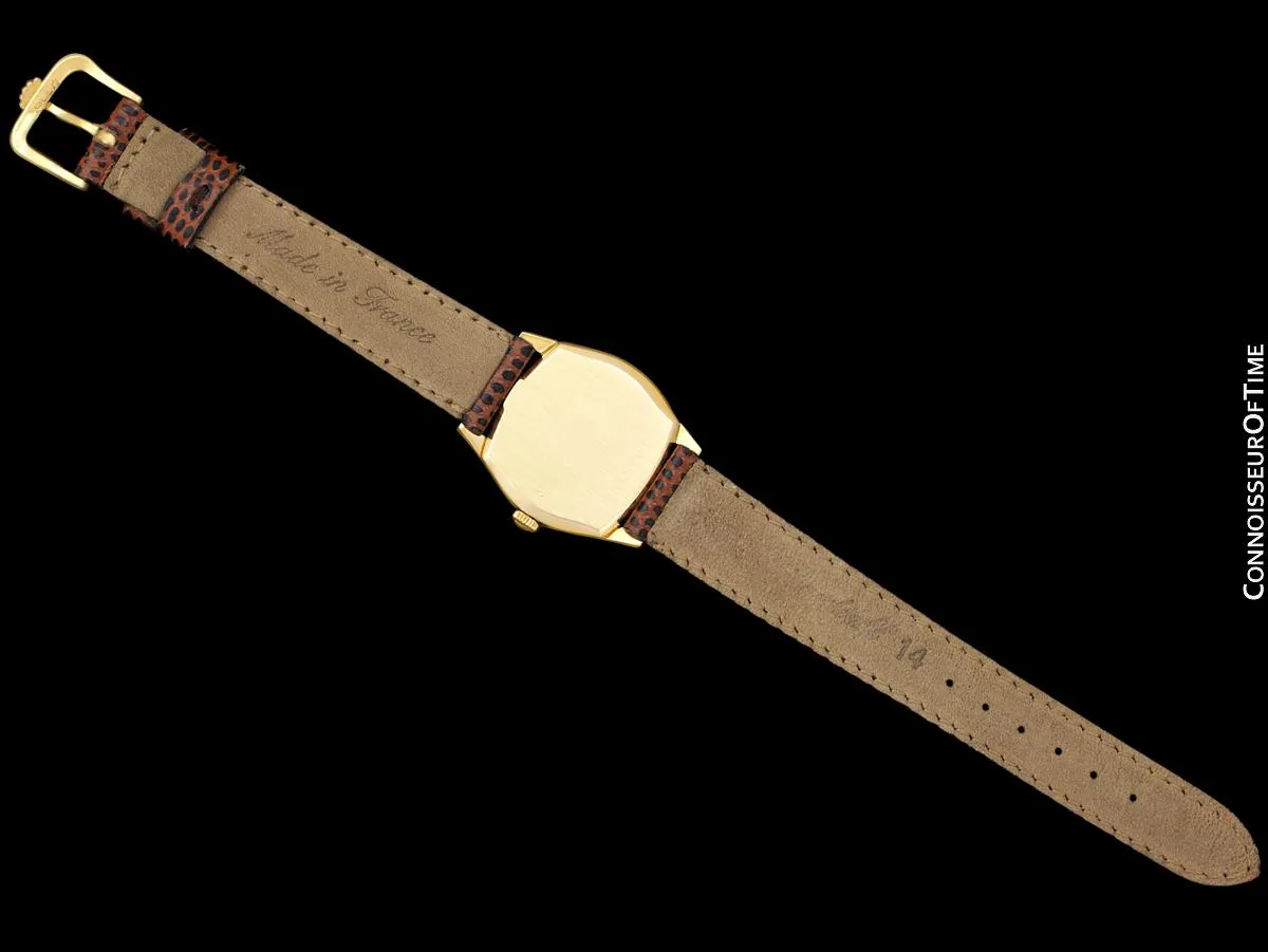 1973 Rolex Cellini Classic Vintage Ladies Handwound Watch, Ref. 3800 - 18K Gold