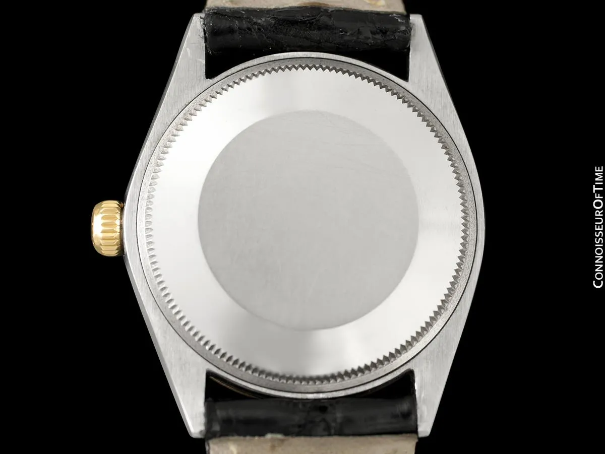 1974 Rolex Oyster Perpetual Vintage Mens Ref. 1005 Watch - 18K Gold & Stainless Steel - Near NOS with Papers