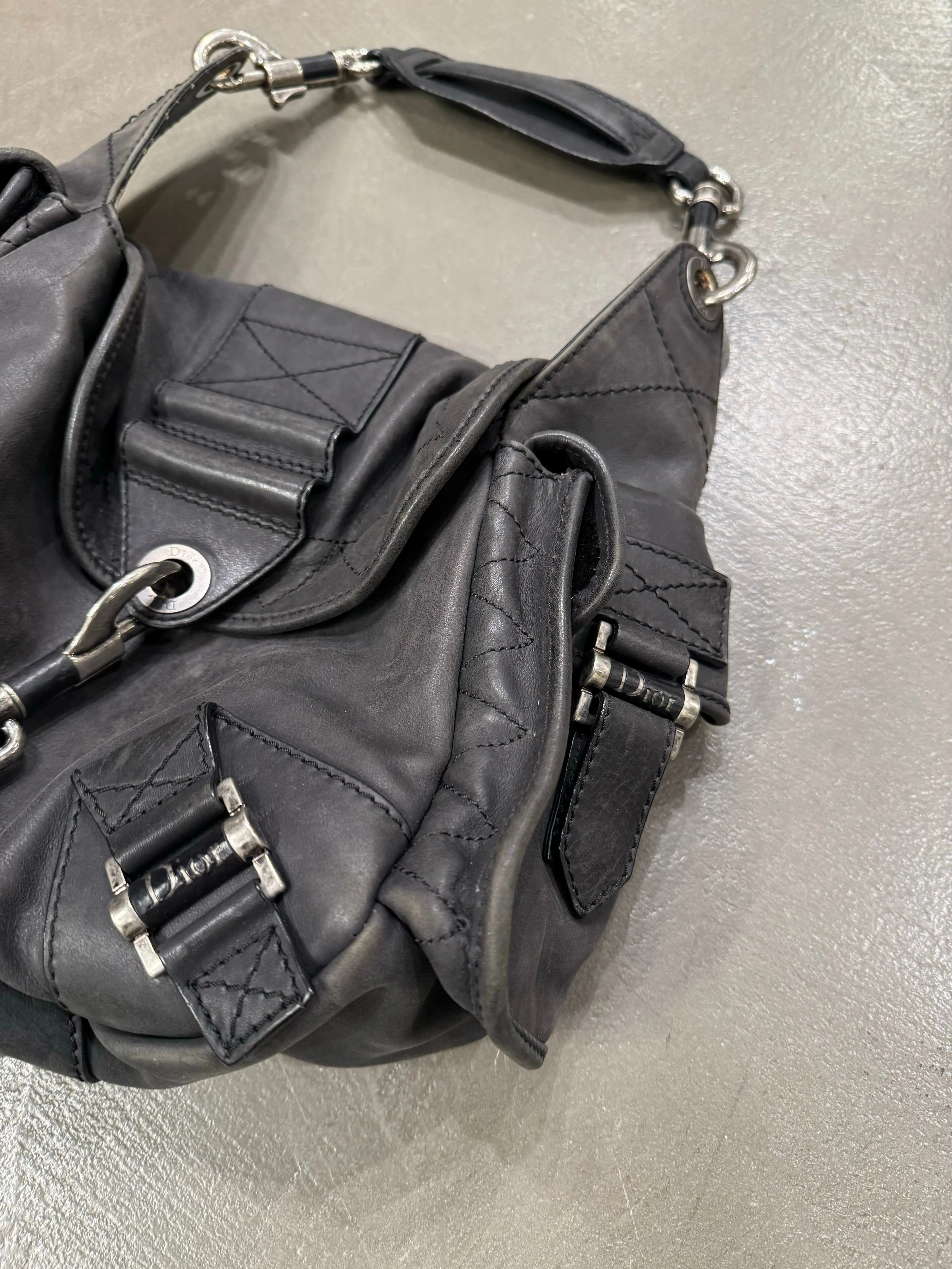 2007 Dior by John Galliano rebelle hobo bag