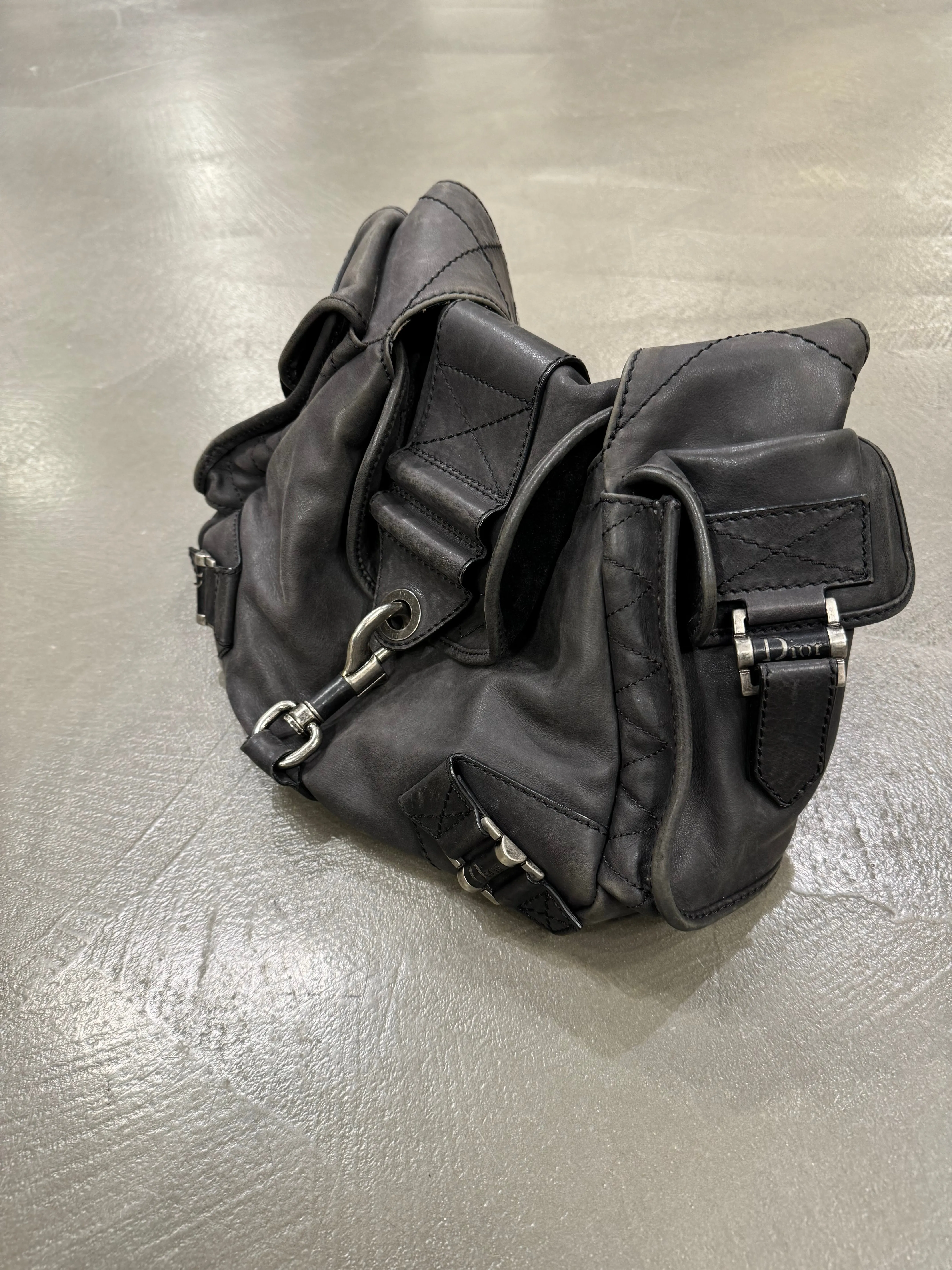 2007 Dior by John Galliano rebelle hobo bag