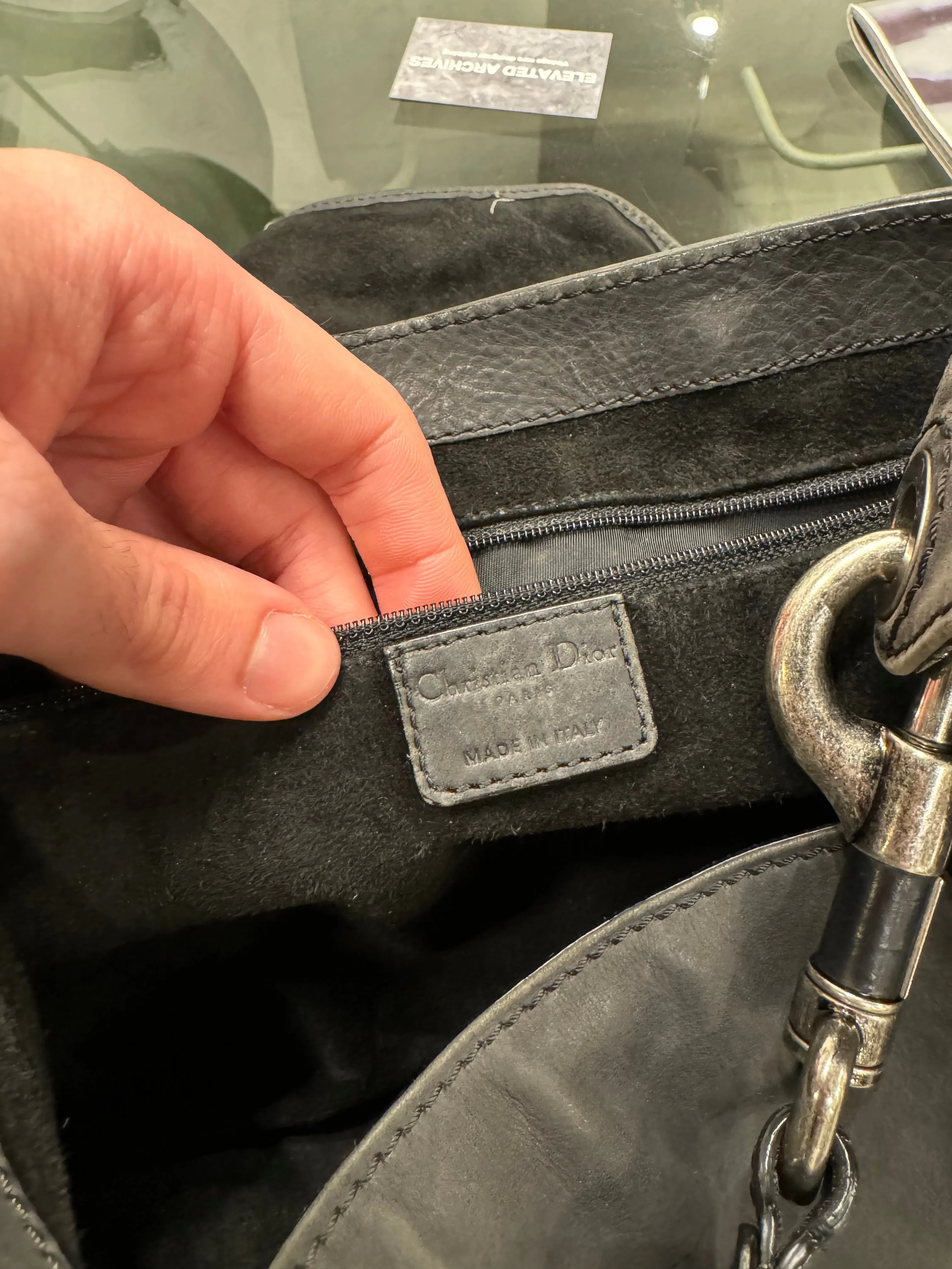 2007 Dior by John Galliano rebelle hobo bag