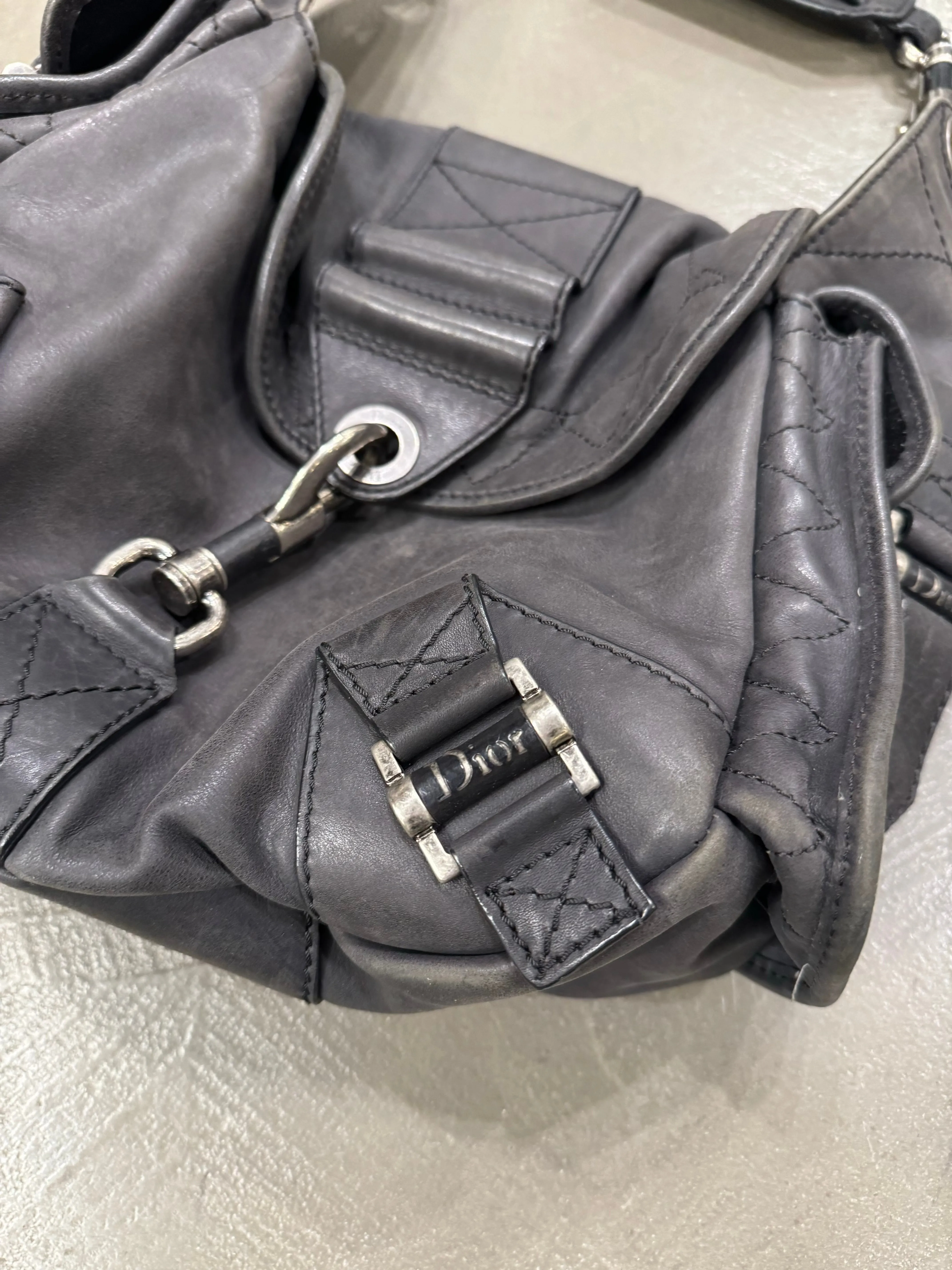 2007 Dior by John Galliano rebelle hobo bag