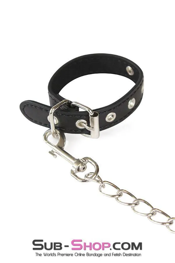 2296DL       Buckling Cock Bondage Strap and Leash Set - MEGA Deal