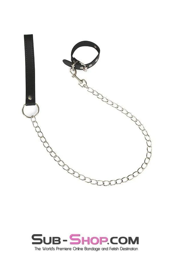 2296DL       Buckling Cock Bondage Strap and Leash Set - MEGA Deal