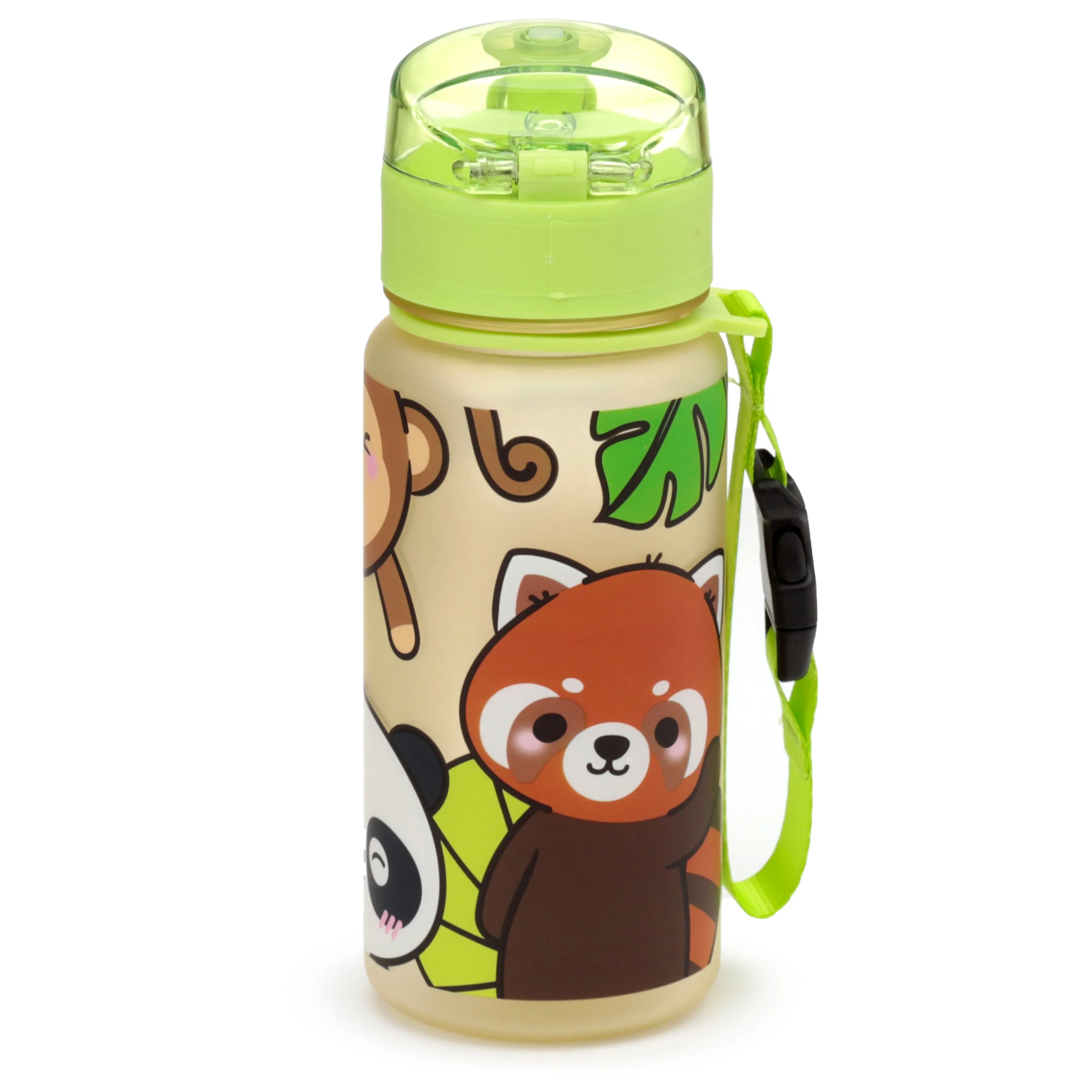350ml Shatterproof Pop Top Children's Water Bottle - Adoramals Wild