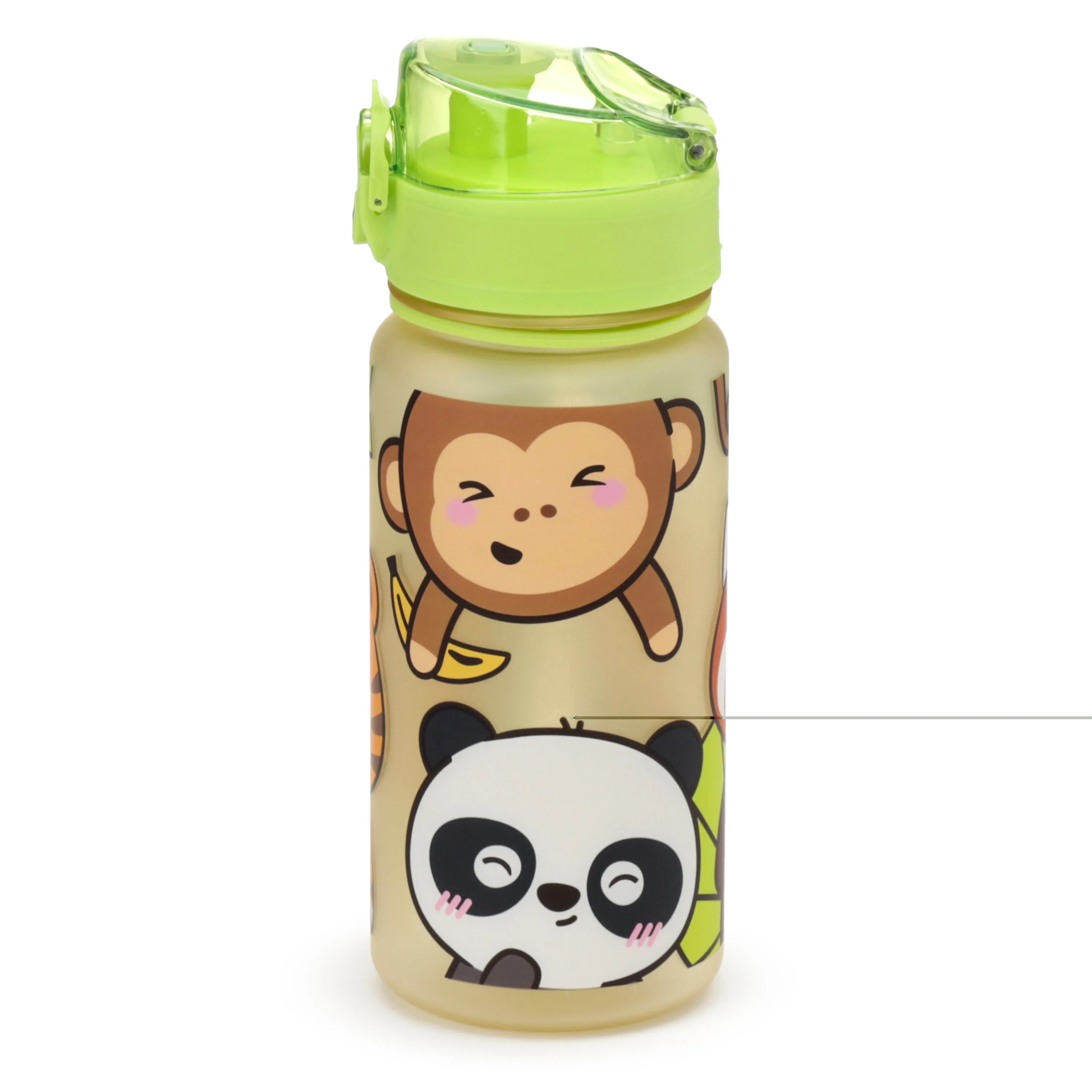 350ml Shatterproof Pop Top Children's Water Bottle - Adoramals Wild