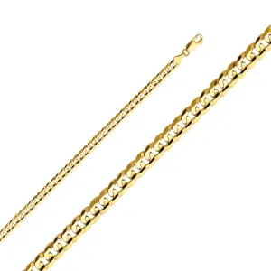4.8mm Concave Cuban Chain