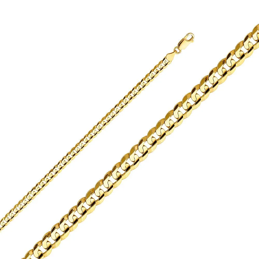 4.8mm Concave Cuban Chain
