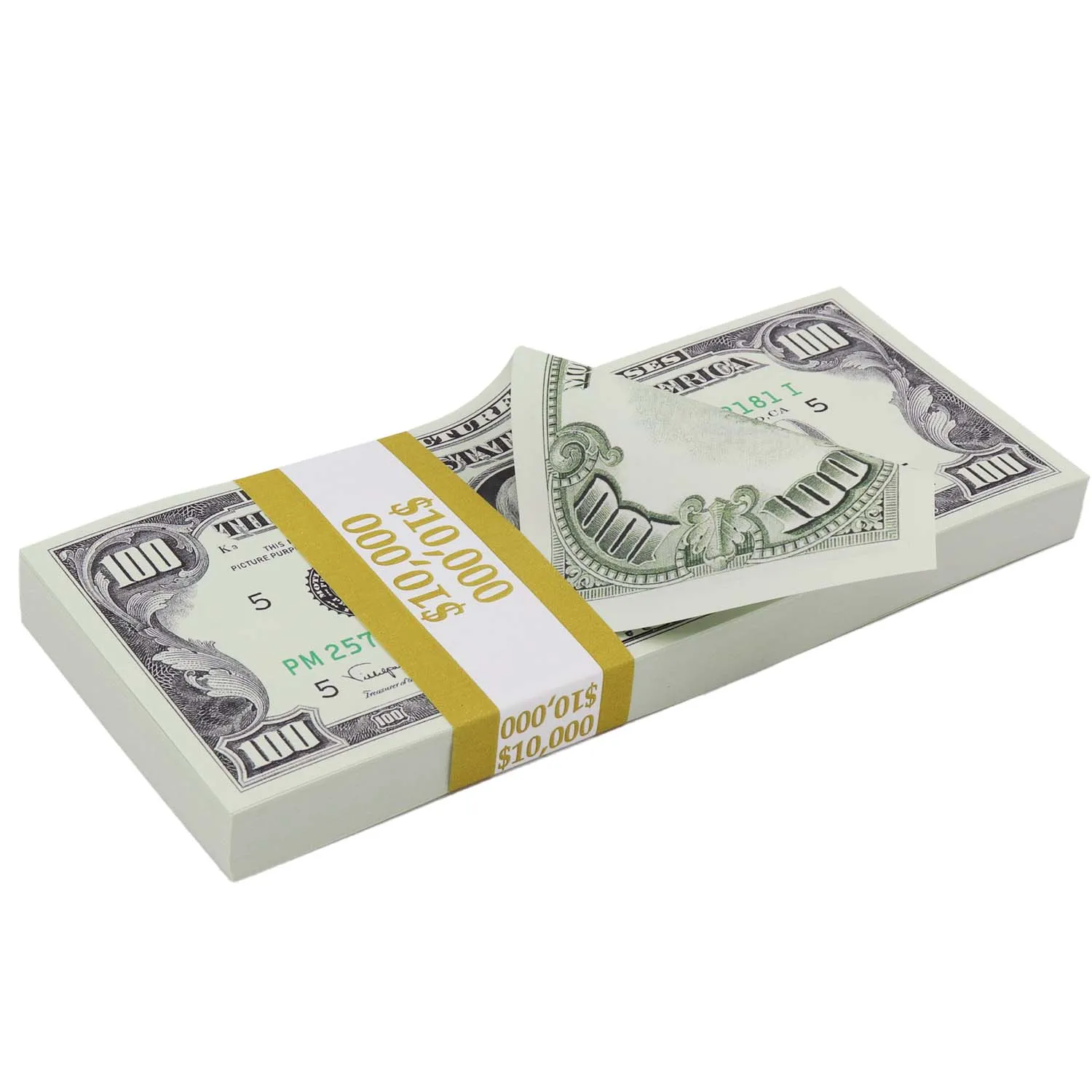 $500,000 Full Print 1990 Series Stacks & Briefcase