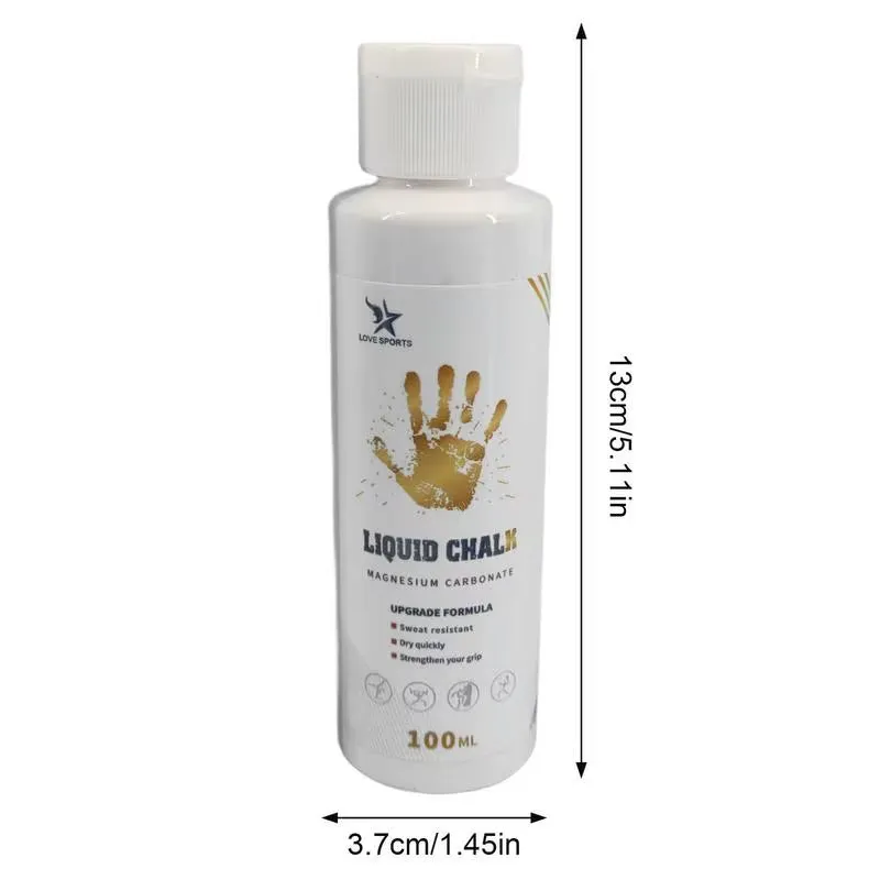 50/100Ml Liquid Chalk Sports Magnesium Powder Fitness Weight Lifting anti Slip Cream Grip Weight Lifting Climbing Gym Sports