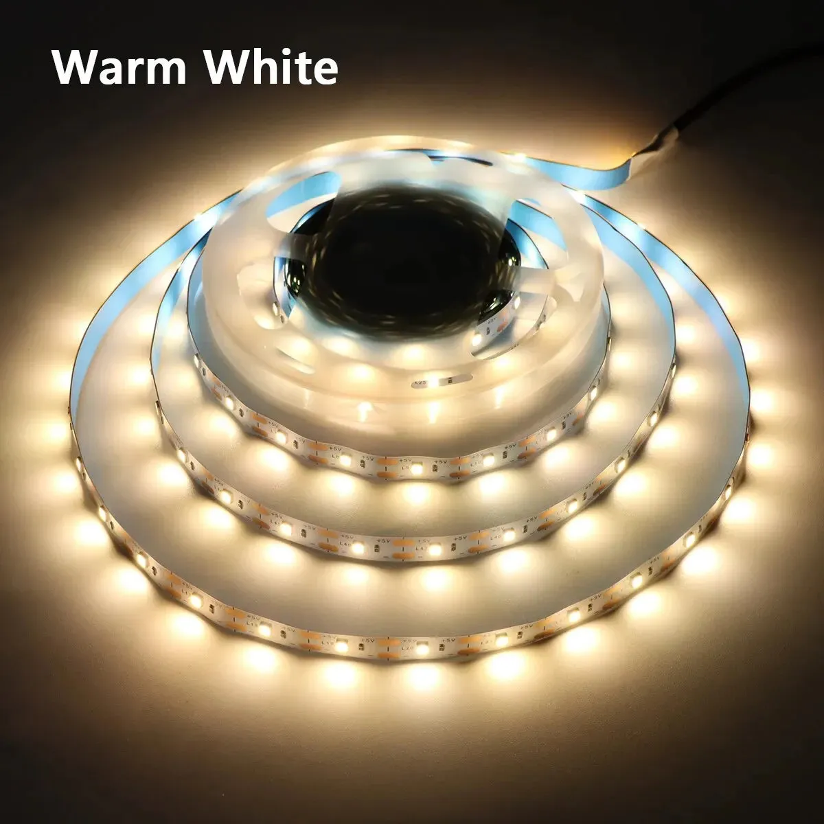5V USB LED Strip Light - Warm White 2835