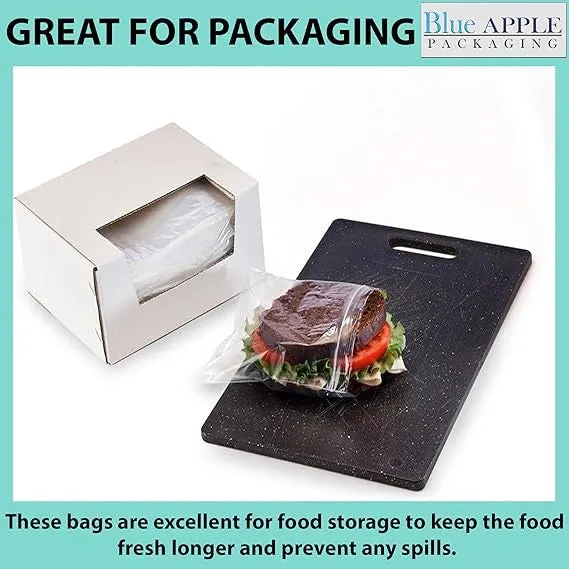 6X6 inches Zipper Sandwich Bags 1.2 Mil LDPE