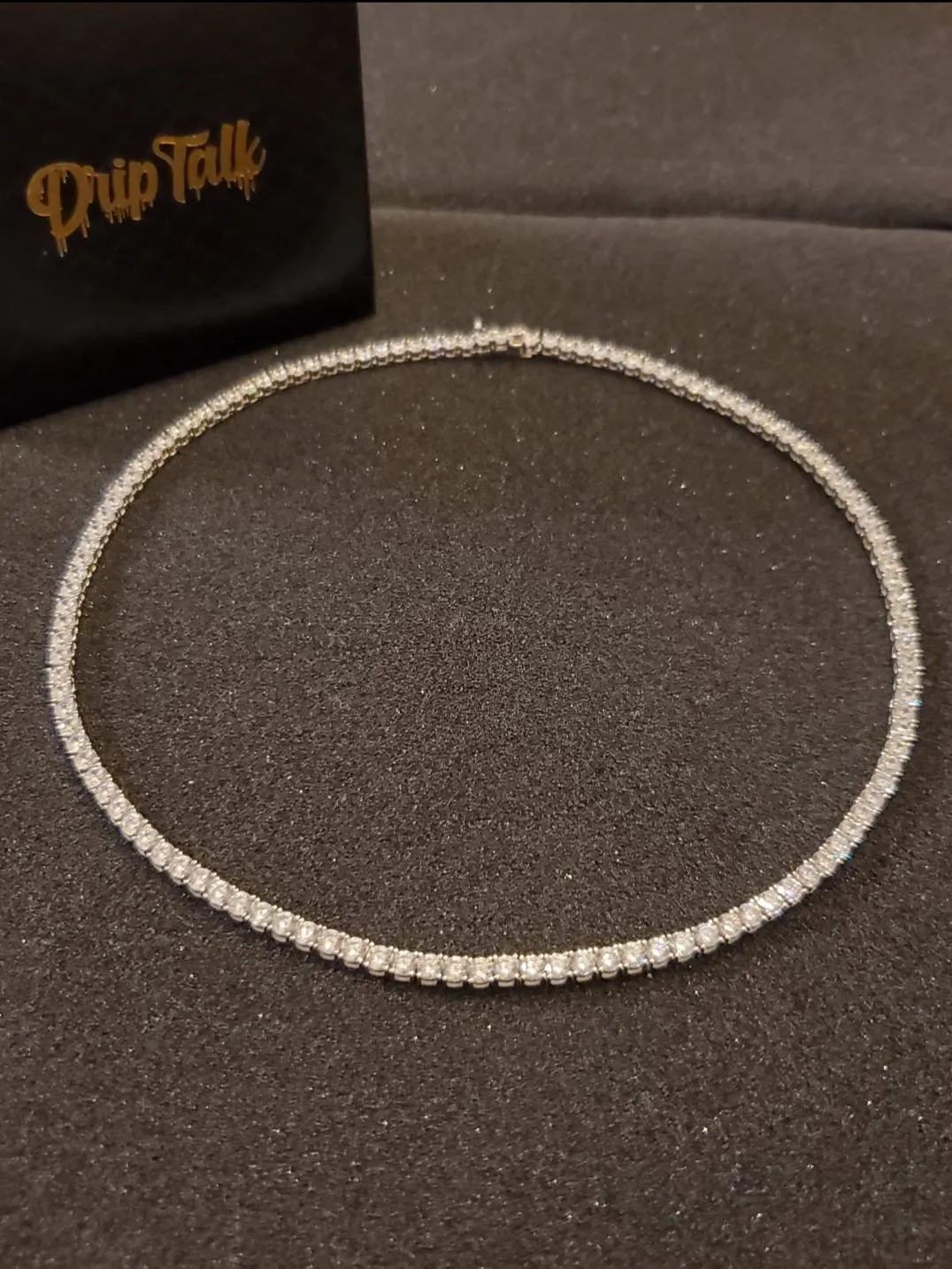 925 STERLING SILVER CZ 4MM TENNIS CHAIN