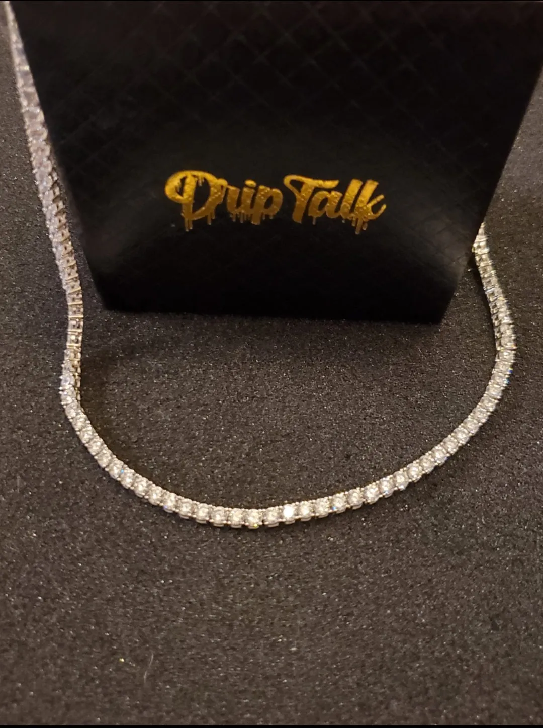 925 STERLING SILVER CZ 4MM TENNIS CHAIN
